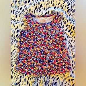 Cute and Casual Toddler Multicolored Floral Tank Top - Old Navy 3T